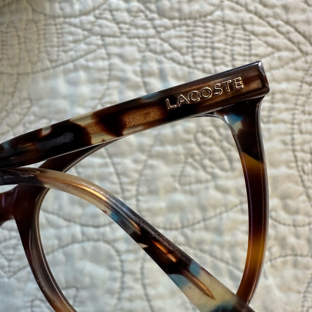 Lacoste Women’s Eyeglasses Frames L2884 Havana Cat Eye - Picture 4 of 9